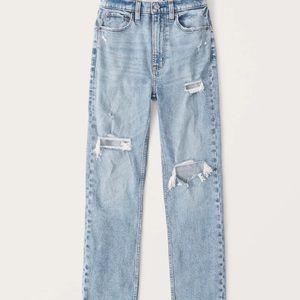 Ultra High Rise Ankle Straight Jeans - brand new
